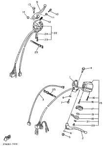 XV1100 Handle switch. lever