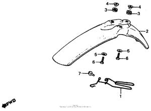XL185 Переднее крыло