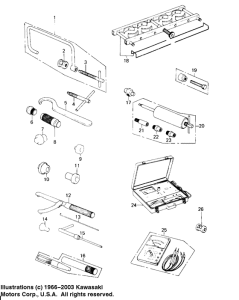KZ650 Special service tools "b"