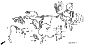 VT125 Wire harness /  ignition coil