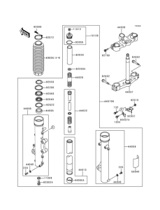 KLE500 Front fork(1 / 2)