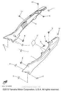 XJ600SEC Боковые обтекатели