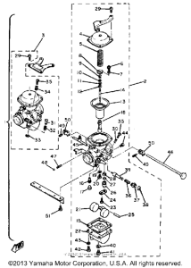 XS650G Карбюратор
