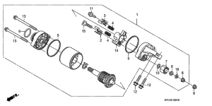 XL125V Стартер