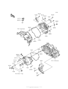 EX300 Крышки двигателя