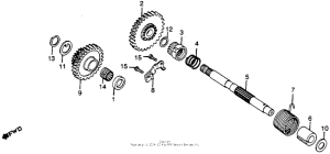 CM450 Cm450a kick starter