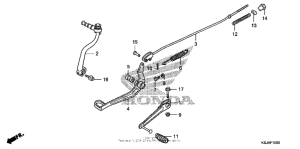 CRF100F Педали