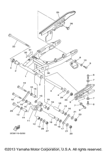 XT250YC Бугель