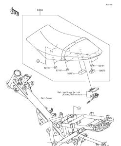 BR125 Сиденье