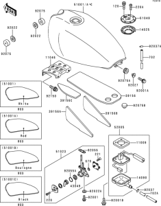 ZR550 Fuel tank(1 / 2)