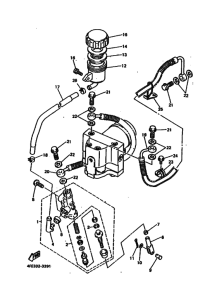 GTS1000A GTS1000AE Задний тормозной цилиндр
