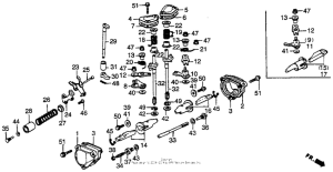 CR250R Exhaust valve 86-87
