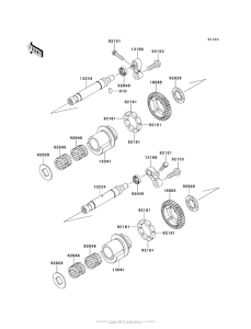 ZX1400 Валансирный вал
