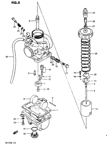 PE175 Carburetor assy