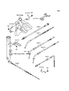 VN250 Тросы управления