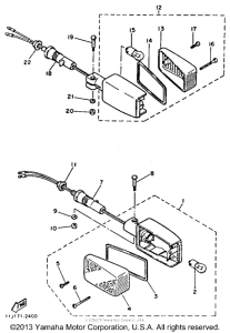XZ550RK Поворотники