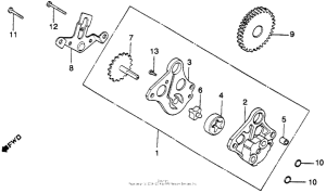 XR250 Масляный насос