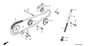 C50 Цепь грм / натяжное устройство