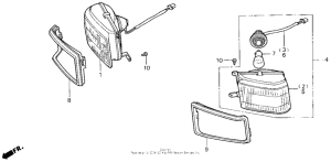GL1500SE Cornering lamp se