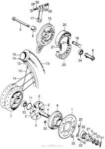 C70 Переднее колесо