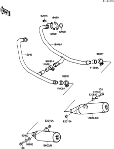 EX500 Глушитель