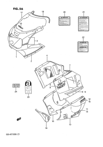 GSX-R1100 Cowling body
