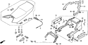 ST1100 Сиденье