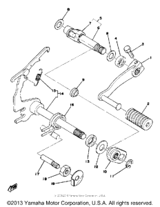 YZ125X Переключение скоростей