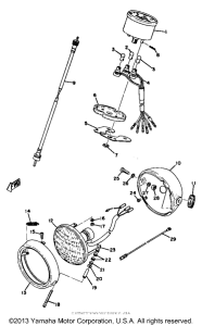 GTMXA Headlight - speedometer