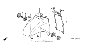 CHF50A Переднее крыло