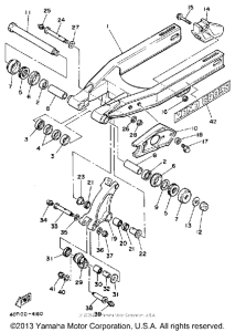 YZ490L Бугель