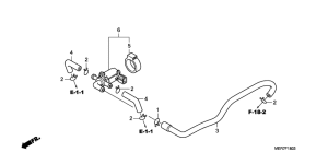 CBF600 (Naked, ABS) Воздушный регулирующий клапан