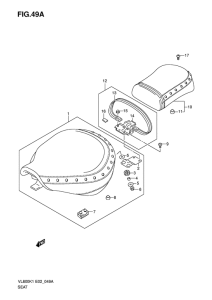VL800 Пружина