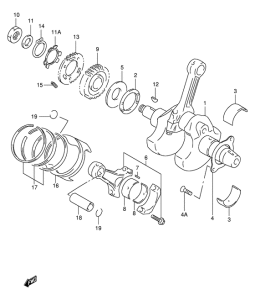 TL1000 Вал коленчатый