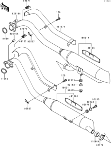 VN800 Глушитель