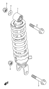 DS80 Задние амортизаторы