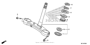 CBR600RR (ABS) Траверса нижняя