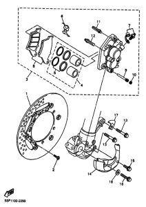  Передний суппорт