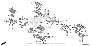 GL1800C Подножки