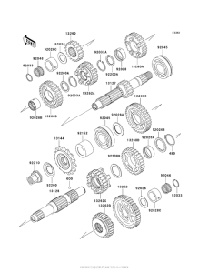 EJ800 Трансмиссия