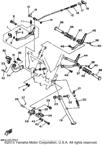 XT225GC Подножки