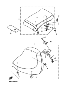 XVS1100 XVS11Y Пружина