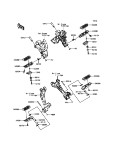 ER650 Подножки
