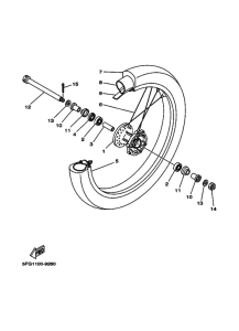 TTR225 Transom + tube