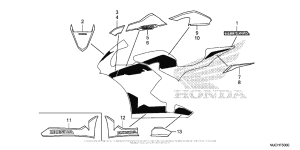CBR600RR (ABS) Mark + Stripe