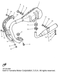 PW50P Выхлопная система