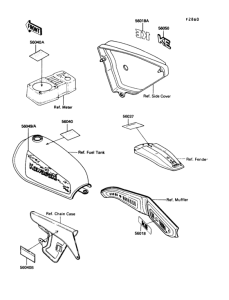 KE100 Наклейки