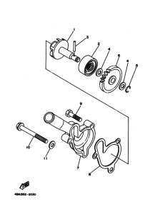 TZM50R Водяная помпа