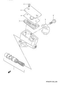 RF900 Передний тормозной цилиндр