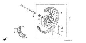 XR80R Transom + tube